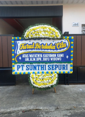 Papan Bunga Duka di Ngeposari