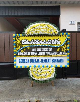 Papan Bunga Duka di Ngeposari